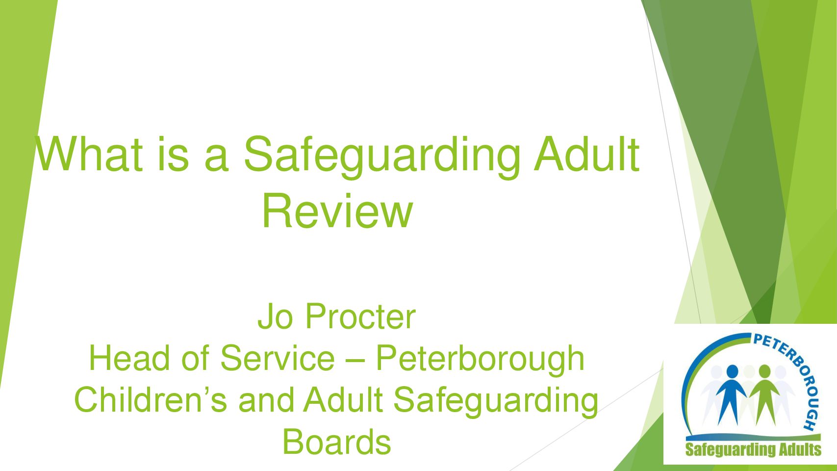 What is a SAR Cambridgeshire and Peterborough Safeguarding Partnership Board